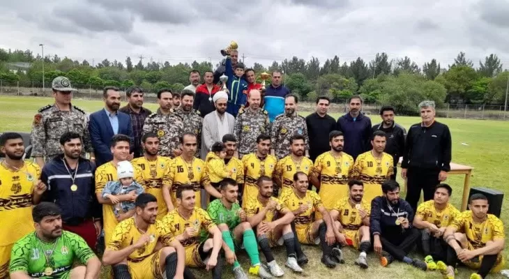 تیم منطقه جنوب قهرمان فوتبال نیروی پدافندهوایی ارتش شد