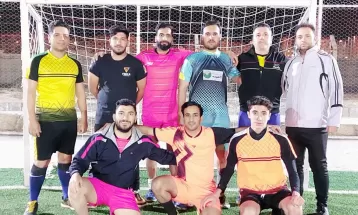 برگزاری مسابقات فوتسال جام خلیج فارس در گروه پدافندهوایی شهید یحیی پور زاهدان