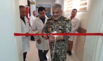 افتتاح بخش رادیولوژی درمانگاه منطقه پدافند هوایی شمال شرق در راستای خدمت رسانی به کارکنان ارتش و مردم مشهد مقدس