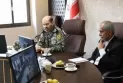 برگزاری نشست مشترک رئیس دانشگاه تبریز با فرمانده منطقه‌ پدافند هوایی شمالغرب ارتش