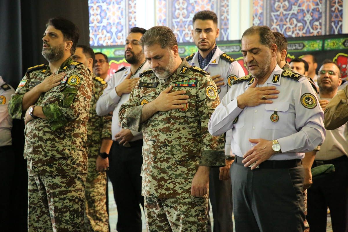 برگزاری مراسم سوگواری امام حسین )ع(در ستاد نیروی پدافند هوایی ارتش