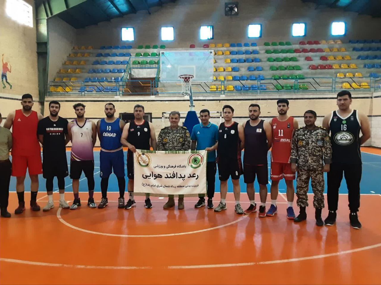 آغاز نخستین اردوی تیم بسکتبال نظامیان ایران در منطقه پدافند هوایی شمال شرق ارتش