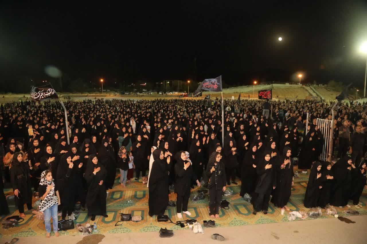 اجتماع سه هزار نفری هیئت های عزاداری کوی های سازمانی ارتش در شرق تهران