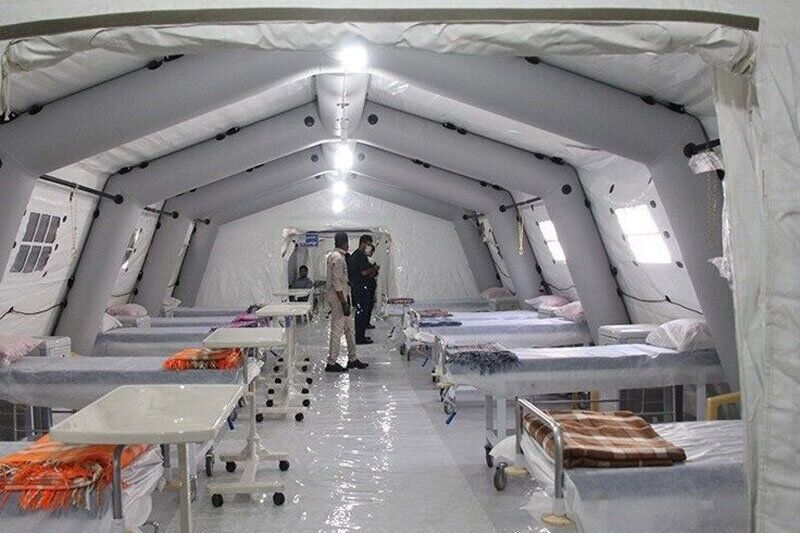 بهره‌مندی دو هزار و ۸۰۰ زائر ازخدمات بیمارستان صحرایی پدافند هوایی ارتش در مرز تمرچین