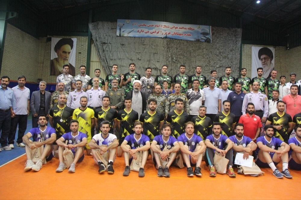 مسابقات قهرمانی والیبال ارتش به میزبانی منطقه پدافند هوایی تهران برگزار شد