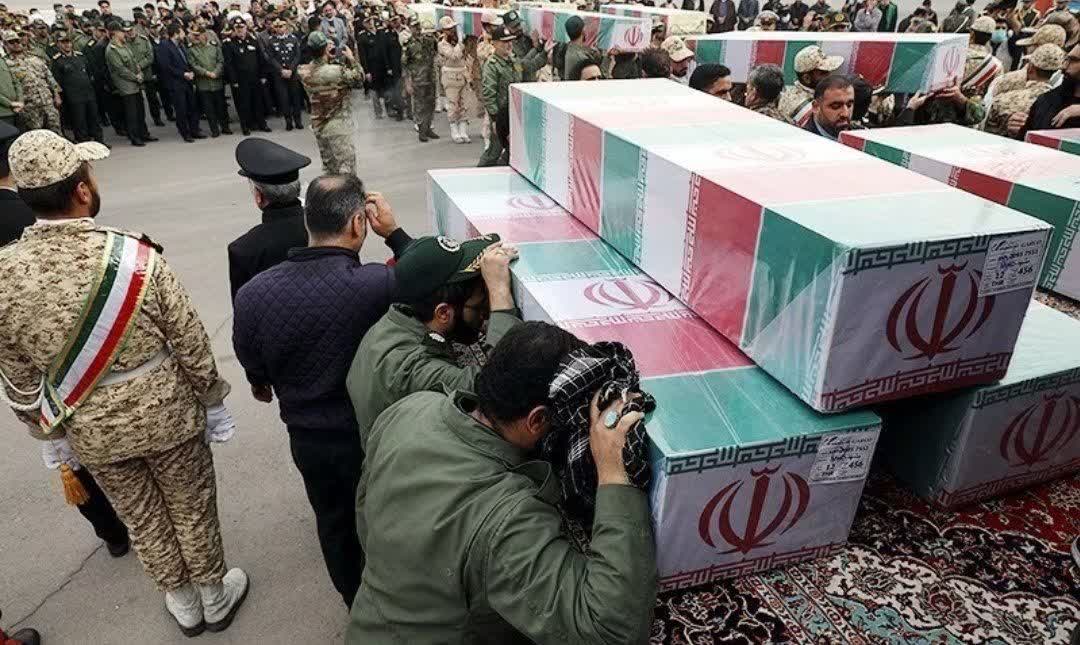 استقبال از پیکر مطهر 12 شهید گمنام دفاع مقدس در مشهد
